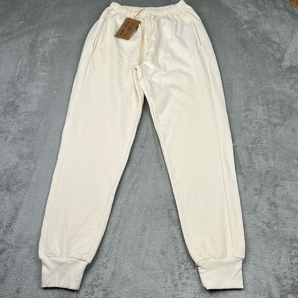 NEW‎ The Simple Folk XS Organic Cotton The Tracksuit Trouser Undyed Womens